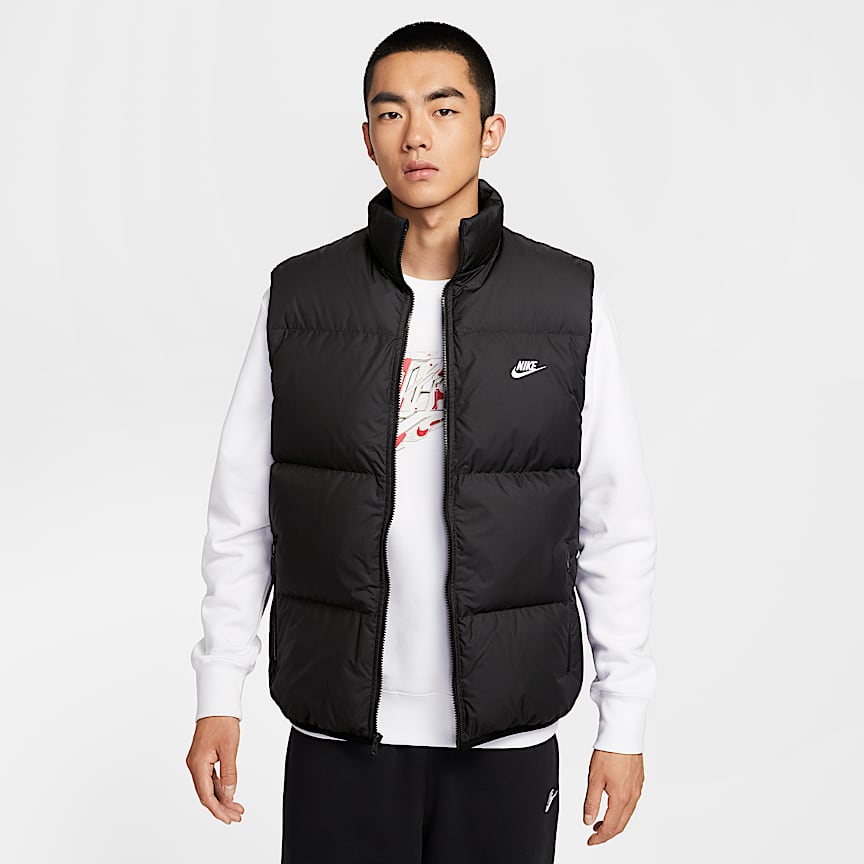 残少 S ナイキ ウィンドランナー シールド 天然 ダウンベスト 撥水 防風 黒 NIKE公式】ナイキ ウィンドランナー メンズ ステートメント ダウン